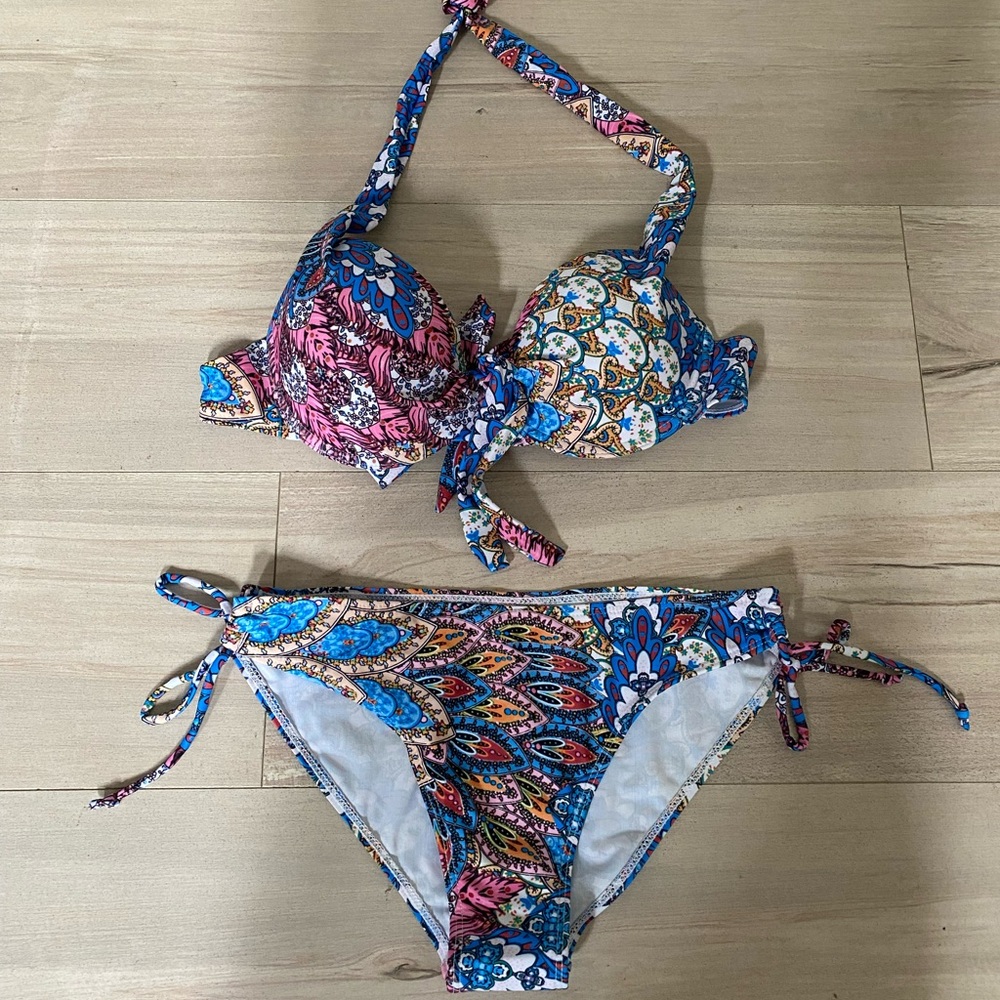 Colorful SHEIN Bikini Set